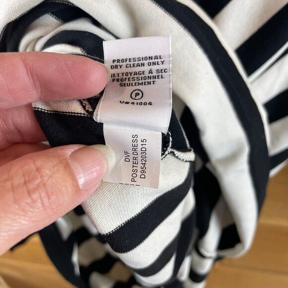 Diane Von Furstenberg Blockstripe Sweater Dress - Picture 7 of 7